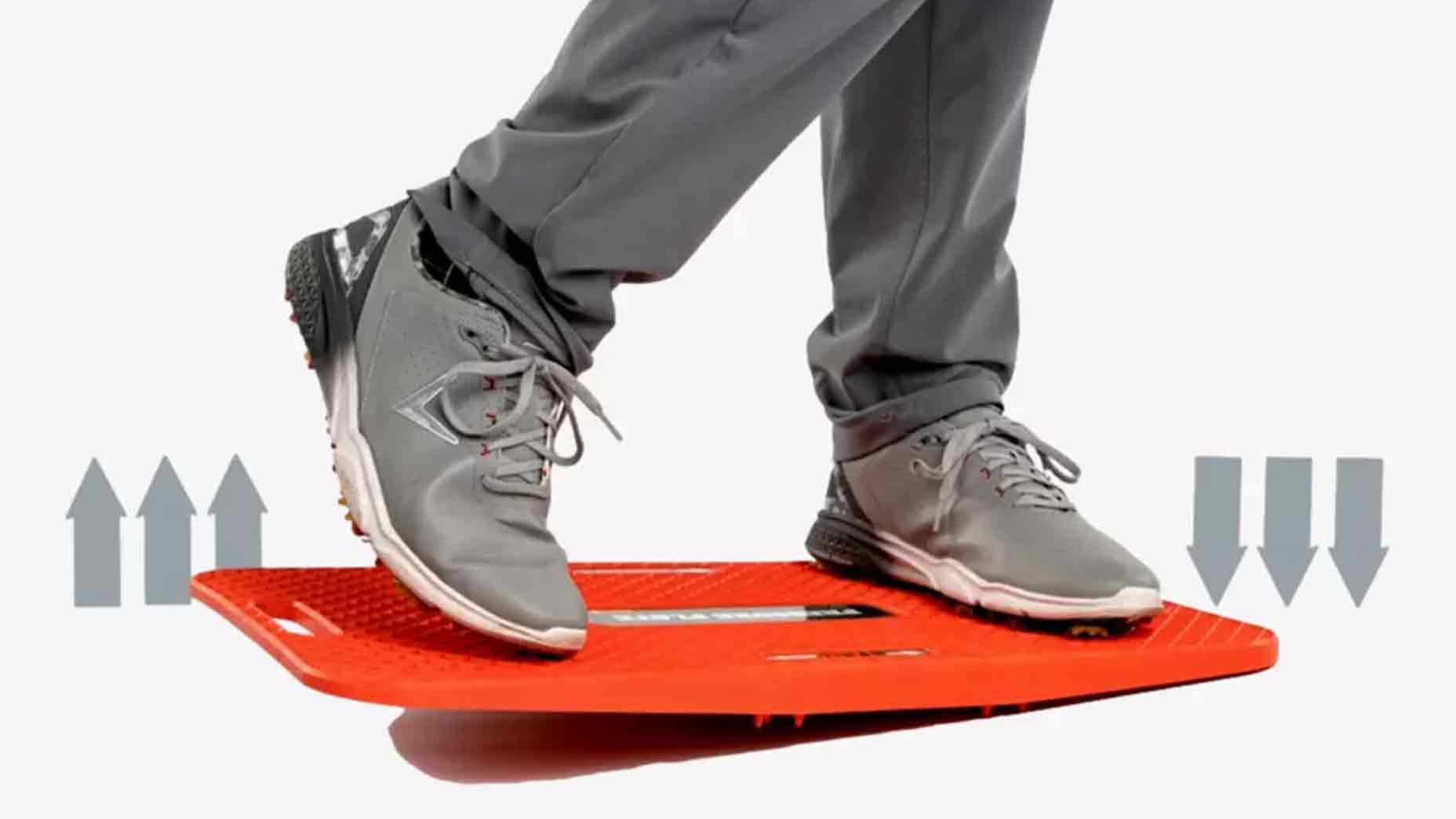 This simple training aid helps perfect your weight shift This simple training aid helps perfect your weight shift