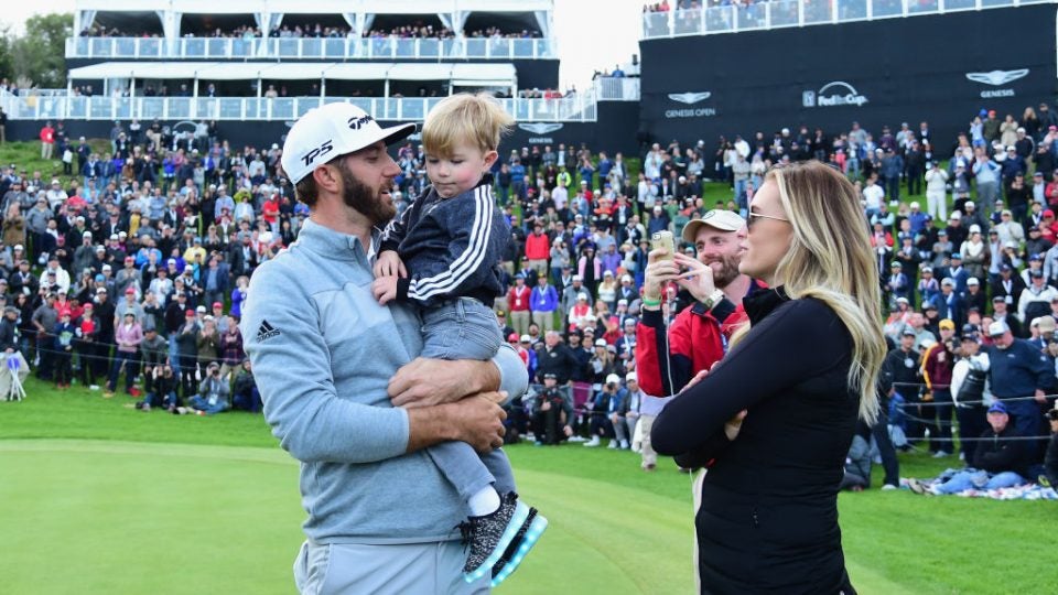U.S. Open 2017 Dustin Johnson announces his newborn son's name