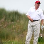 President Trump on golf course