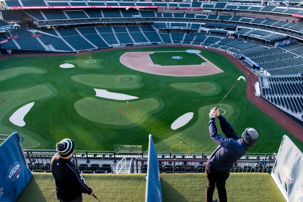 Stadiumlinks at Citi Field NYC golfers take on home of the Mets