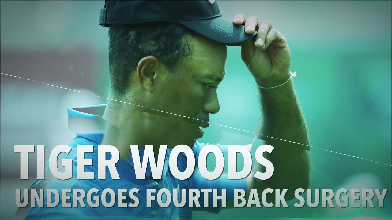 Tiger Woods announces fourth back surgery