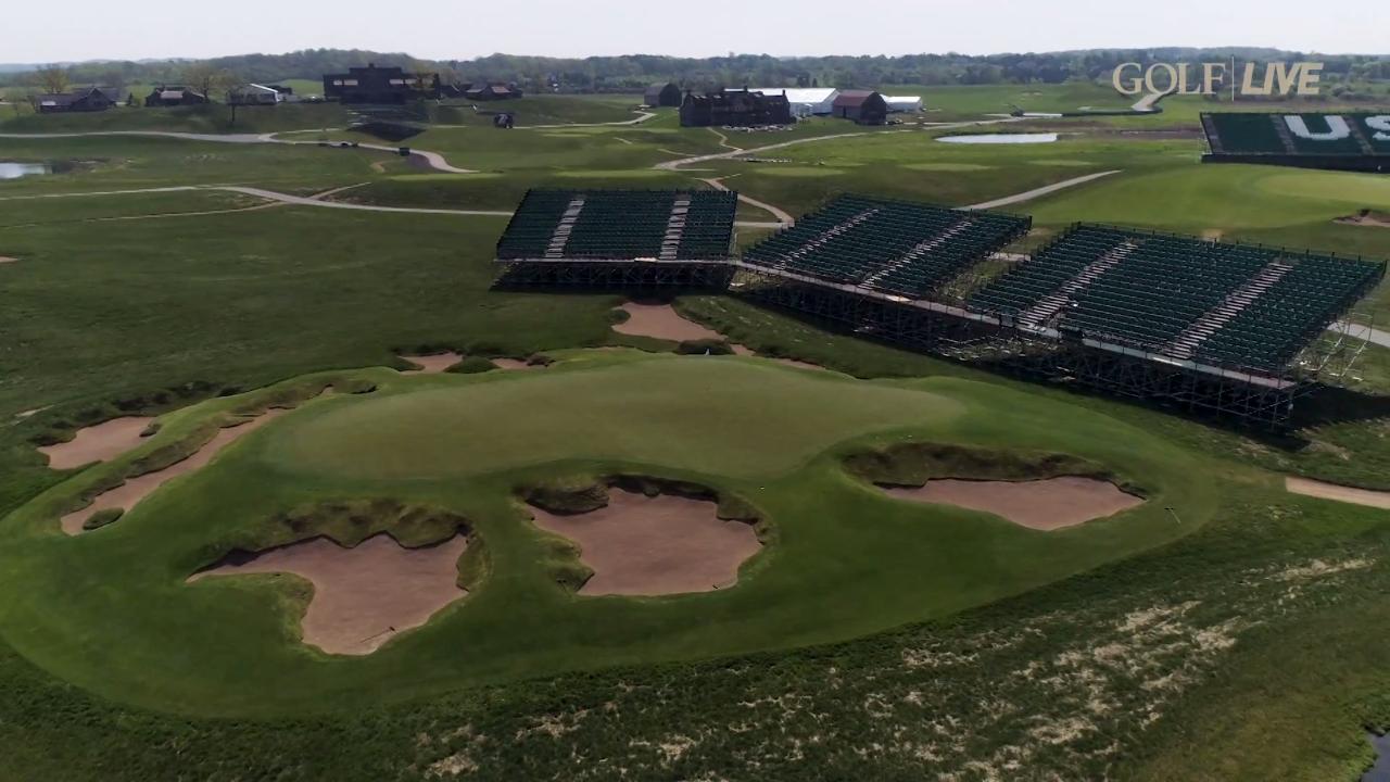 Breathtaking aerial views of Erin Hills
