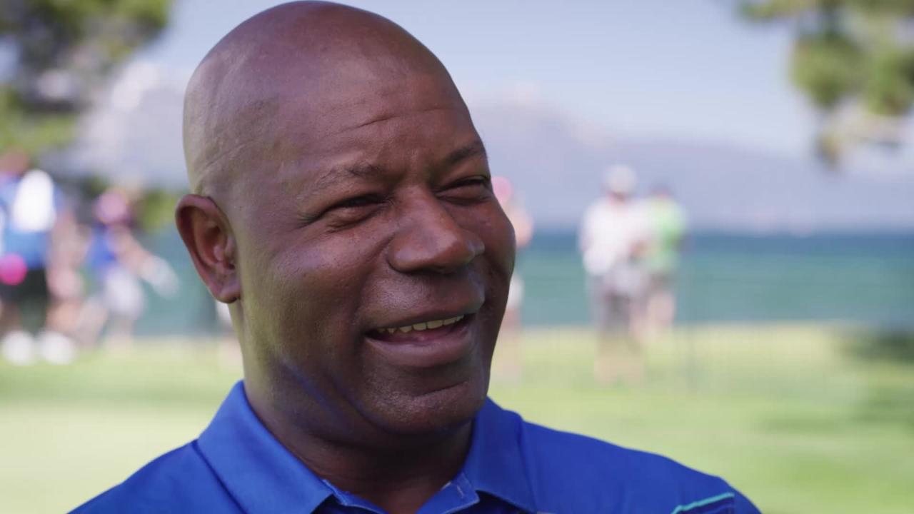 What's your handicap, Dennis Haysbert?